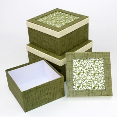 элегантные картонные подарочные коробки с крышками