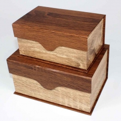 деревянная коробка для бумаги