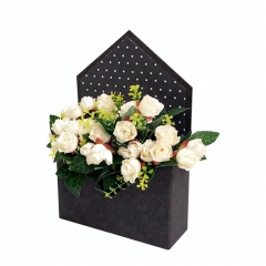 Пользовательская форма логотипа конверта Бумажная коробка для упаковки цветов