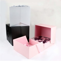 Подарочная коробка с бумажной лентой для творческого дизайна с лентой