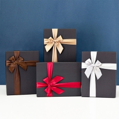 Элегантная подарочная коробка для бумажных коробок + бумажная подарочная коробка с лентой