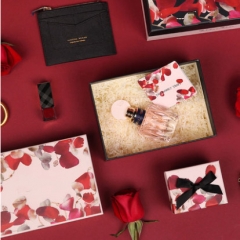 Luxury Custom  Printing Rose Gift Box for Valentine's Day