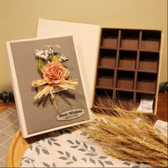 Пользовательская печать Бумажная подарочная коробка Chocoalte для Дня святого Валентина