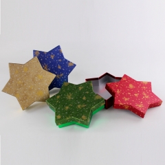 Star Shaped Luxury Wedding Packaging Customize Paper Cardboard Gift Box for Gift