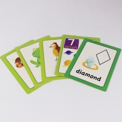 индивидуальное обучение флэш-картон картон бумага игральные карты печать