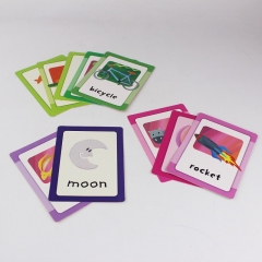роскошные красочные печатные 350 г бумаги на заказ флэш-карты для детей