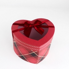 роскошная красная упаковочная бумажная подарочная коробка с окнами пвх