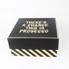 коробка подарочной коробки роскошной матовой слоения изготовленная на заказ напечатанная упаковывая с горячим штемпелевать