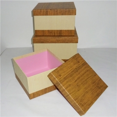 зернистая поверхность бумаги текстурированный картон упаковочные коробки с крышкой