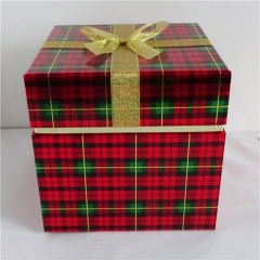 напечатанная таможней рециркулируемая diy коробка подарка украшения рождества бумажная для упаковки
