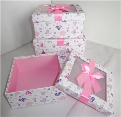 изготовленная на заказ квадратная форменная коробка подарка куклы бумаги 4c печатая
