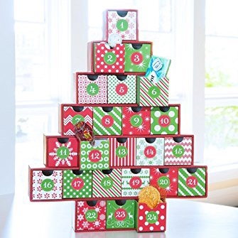 Красивый дизайн Календарь пришествия для обратного отсчета до Рождества
